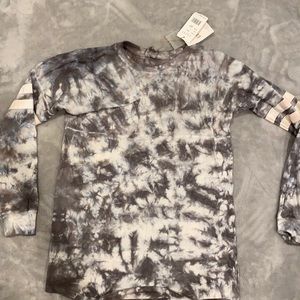 grey tie dye long sleeve